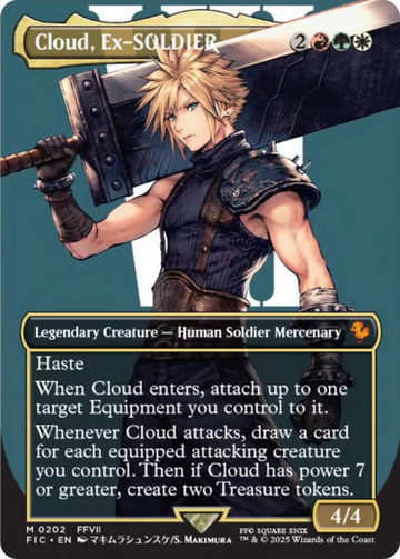 Cloud, Ex-SOLDIER (Borderless) (FIC-202) - Commander: FINAL FANTASY (Borderless)