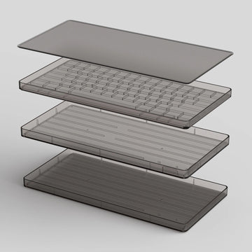 KBDFans PBTfans Keycap Tray Translucent Ink