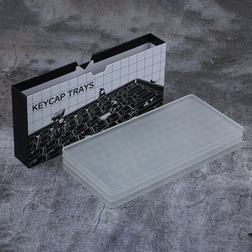 KBDFans PBTfans Keycap Tray Translucent White