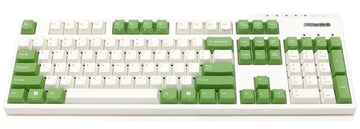 Filco Majestouch Convertible 3 Green and White Double Shot PBT Mechanical Keyboard