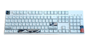 KBParadise Great Wave 108 Key OEM Profile Double Shot PBT Keycap Set