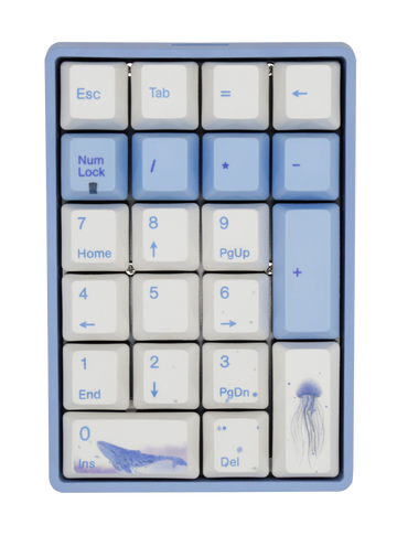 Varmilo VB21M Sea Melody Numpad Dye Sub PBT Mechanical Keyboard