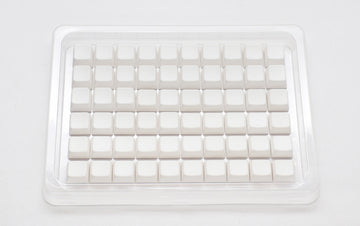 Ducky White Blank 132 Key MDA Profile PBT Keycap Set