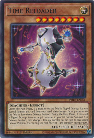 Time Reloader - PHRE-EN051 - Rare - 1st Edition