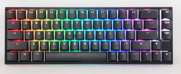 Ducky Mecha SF Pro Black Aluminum 65% Hotswap RGB Double Shot PBT Mechanical Keyboard