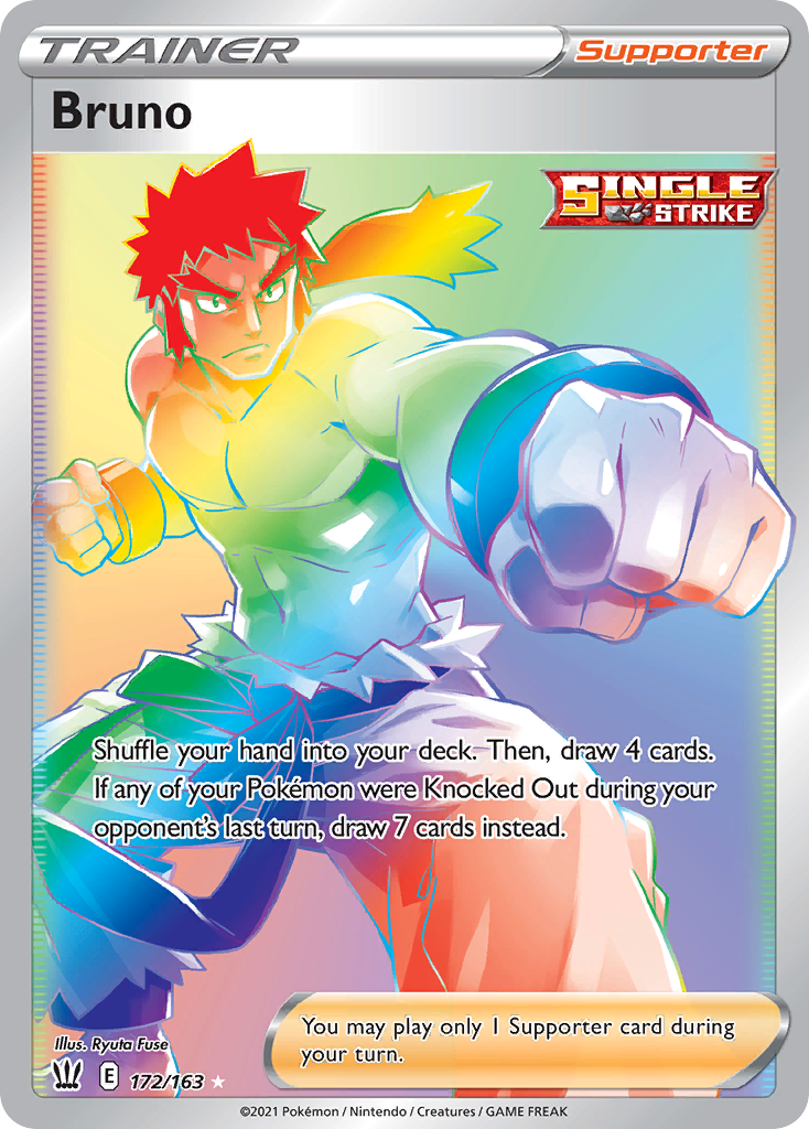 Bruno 172 163 Battle Styles Holofoil