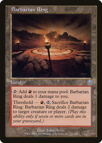 Barbarian Ring (ODY-313) - Odyssey Foil