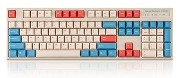 Leopold FC900RBT V2 Coral / Blue Wireless Keyboard