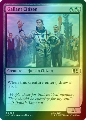Gallant Citizen [820] [Jumpstart] [Marvel Super Heroes: Commander] [Foil]
