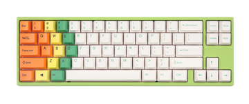 Ducky x Varmilo Miya Pro Green 65% White LED Dye Sub PBT Mechanical Keyboard