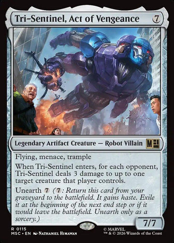 Tri-Sentinel, Act of Vengeance [115] [Marvel Super Heroes: Commander] [Non-Foil]