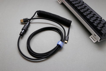 Ducky Abyss Black Coiled USB Cable V2