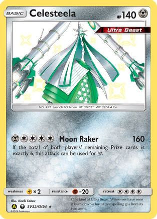 Celesteela Sv32 94 Shiny Vault Holofoil