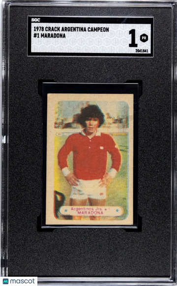 1978 Crack Argentina Campeon Maradona #1 SGC 1
