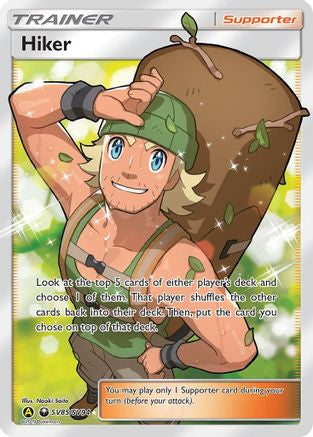 Hiker Sv85 94 Shiny Vault Holofoil