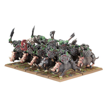 Warhammer The Old World Orc Goblin Tribes Orc Boar Boyz Mob