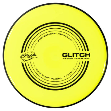 MVP Disc Sports Neutron Glitch (Soft) Disc Golf Hybrid Catch Disc (Colors May Vary)