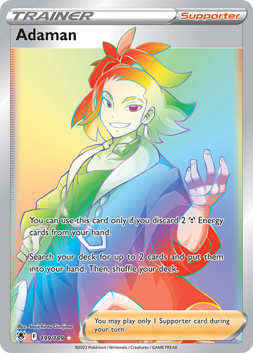 Adaman 199 189 Astral Radiance Holofoil