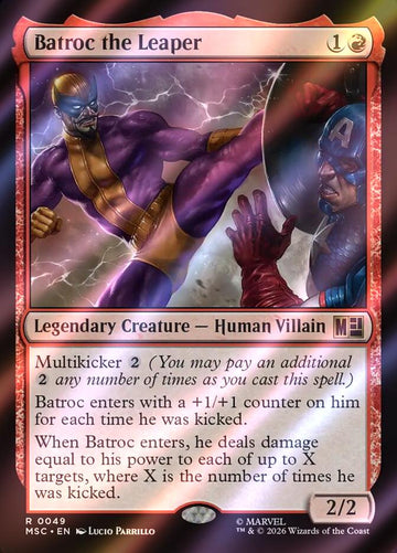 Batroc the Leaper [49] [Marvel Super Heroes: Commander] [Surge Foil]