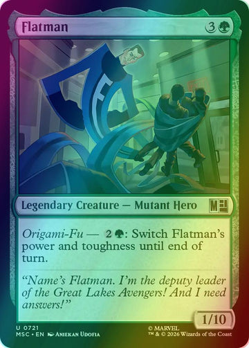 Flatman [721] [Jumpstart] [Marvel Super Heroes: Commander] [Foil]