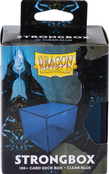 Dragon Shield Strongbox Deck Case - 100+ - Clear Blue