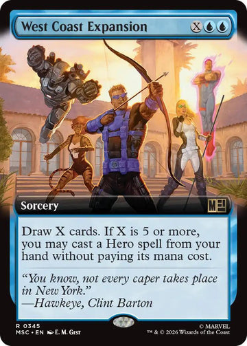 West Coast Expansion [345] [Extended Art] [Marvel Super Heroes: Commander] [Non-Foil]