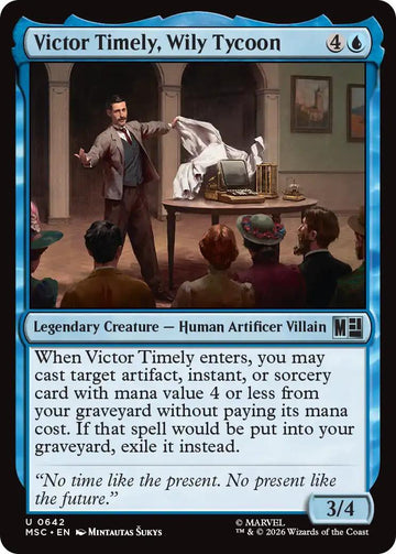 Victor Timely, Wily Tycoon [642] [Jumpstart] [Marvel Super Heroes: Commander] [Non-Foil]