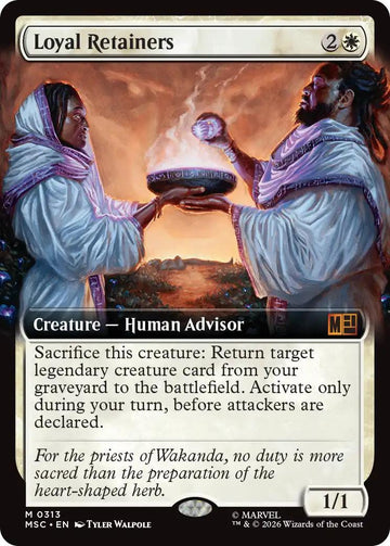 Loyal Retainers [313] [Extended Art] [Marvel Super Heroes: Commander] [Non-Foil]