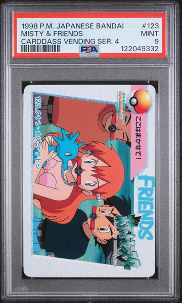 PSA 9 MISTY & FRIENDS CARDDASS VENDING SER. 4