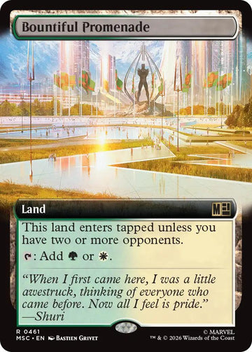 Bountiful Promenade [461] [Extended Art] [Marvel Super Heroes: Commander] [Non-Foil]
