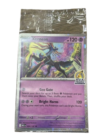Xerneas 064/132 Asia Promo Stamp - Sealed