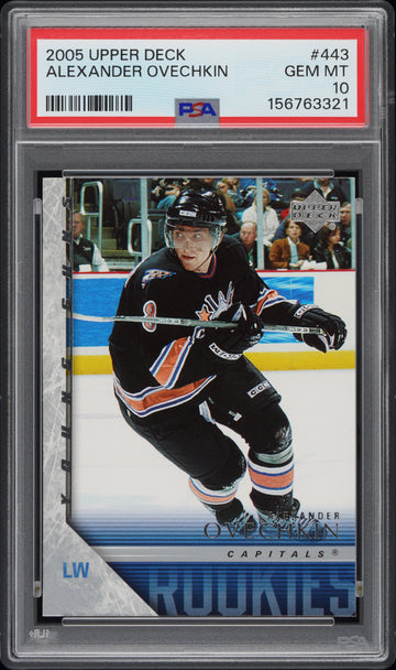 2005 Upper Deck Series 2 Young Guns Rookie RC Alexander Ovechkin PSA 10