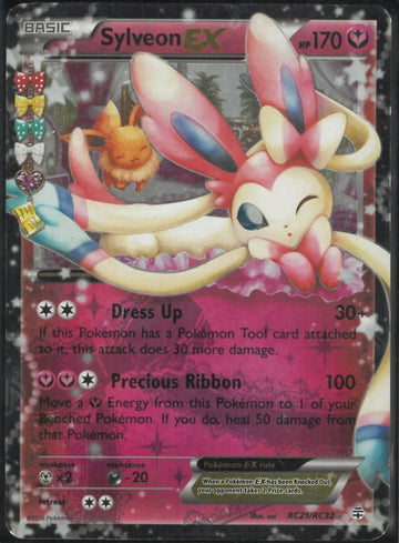 2016 Pokemon Generations: Radiant Collection Ultra Rare Sylveon EX RC21/RC32