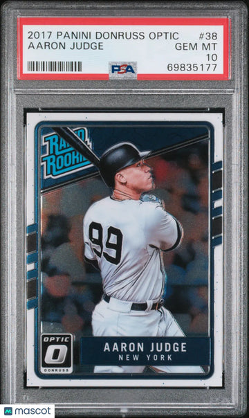 2017 Panini Donruss Optic Aaron Judge Rated Rookie RC PSA 10