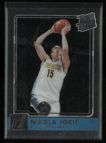 2020-21 Panini Clearly Donruss Rated Rookie Nikola Jokic
