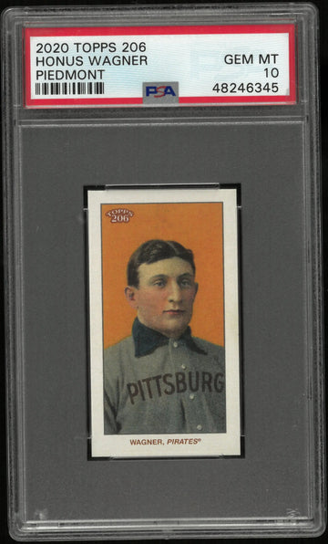 2020 Topps 206 Baseball Honus Wagner Piedmont PSA 10