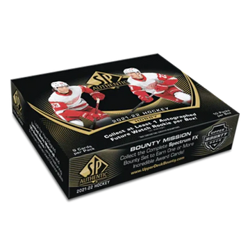 2021-22 Upper Deck SP Authentic Hockey Hobby Box