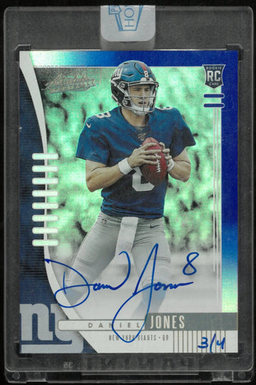 2022 Panini Honors Absolute Rookie Auto Daniel Jones /4