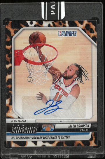 2024-25 Panini Instant Jalen Brunson Autograph Auto Jaguar /10