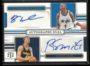 2024-25 Panini National Treasure Dual Auto A. Hardaway R. Smits /10