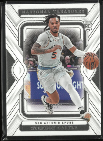 2024-25 Panini National Treasure Stephon Castle Rookie RC