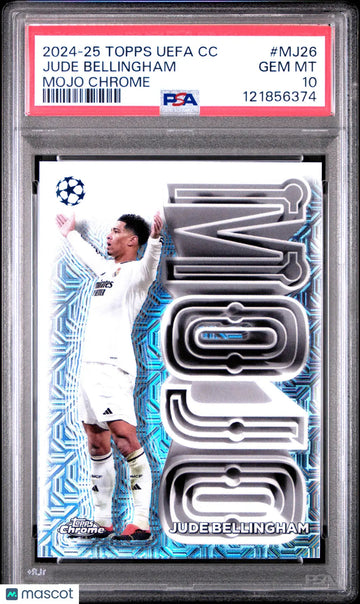 2024-25 Topps UEFA Club Competitions Mojo Chrome Jude Bellingham #MJ26 PSA 10