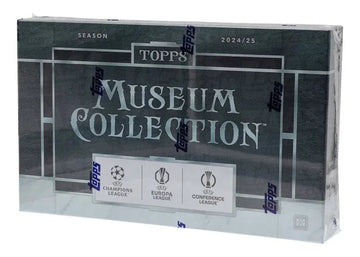 2024/25 Topps UEFA Club Competitions Museum Collection Soccer Hat-Trick Box