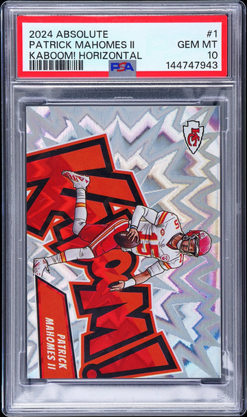 2024 Panini Absolute Kaboom! Horizontal Patrick Mahomes II #1 PSA 10
