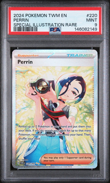 2024 Pokemon Twilight Masquerade Perrin Special Illustration Rare PSA 9 220/167