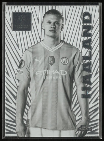 2024 Topps Finest UEFA Champions League Silver Haaland SP