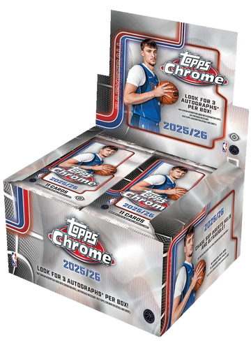 2025-26 Topps Chrome NBA Basketball Jumbo Hobby Box