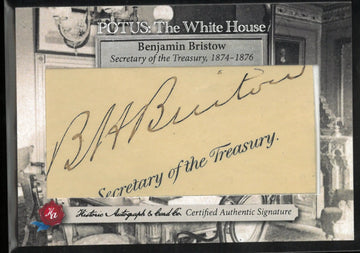 2025 Historic Autograph POTUS: The White House Authentic Cut Auto Benjamin Bristow 2/2