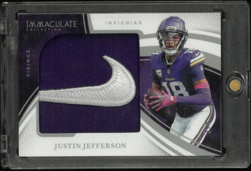 2025 Panini Immaculate Justin Jefferson Nike Patch 3/5