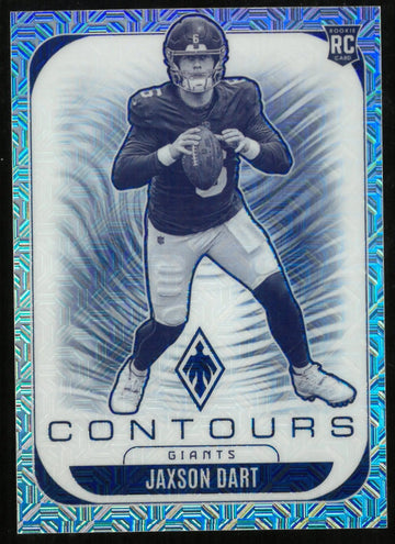 2025 Panini Phoenix Football Jaxson Dart RC Rookie Contours /75